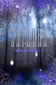 Cover of "Skylark," featuring a forest with a misty purple overlay
