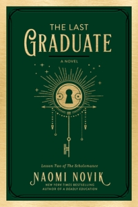 Cover of the book, featuring a green background with a gold design of a keyhole in the center.